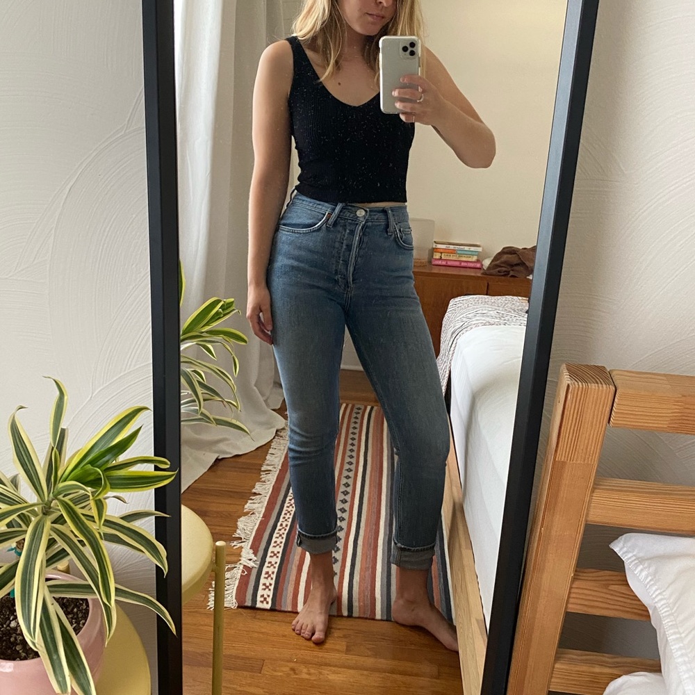 Redone Jeans High-rise Tapered